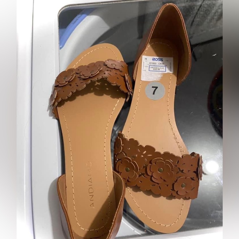 Brown sandals